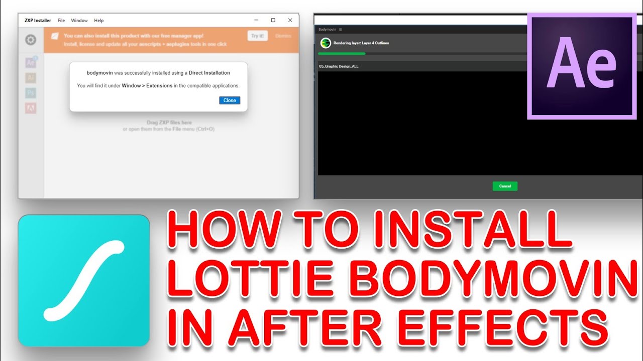 Lottie Bodymovin in After Effects Bangla - YouTube