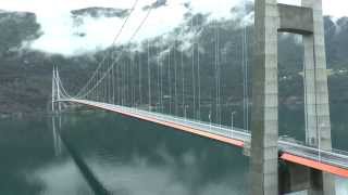 hardangerbridge over the hardanger fjord norway (video by ben&hanny)