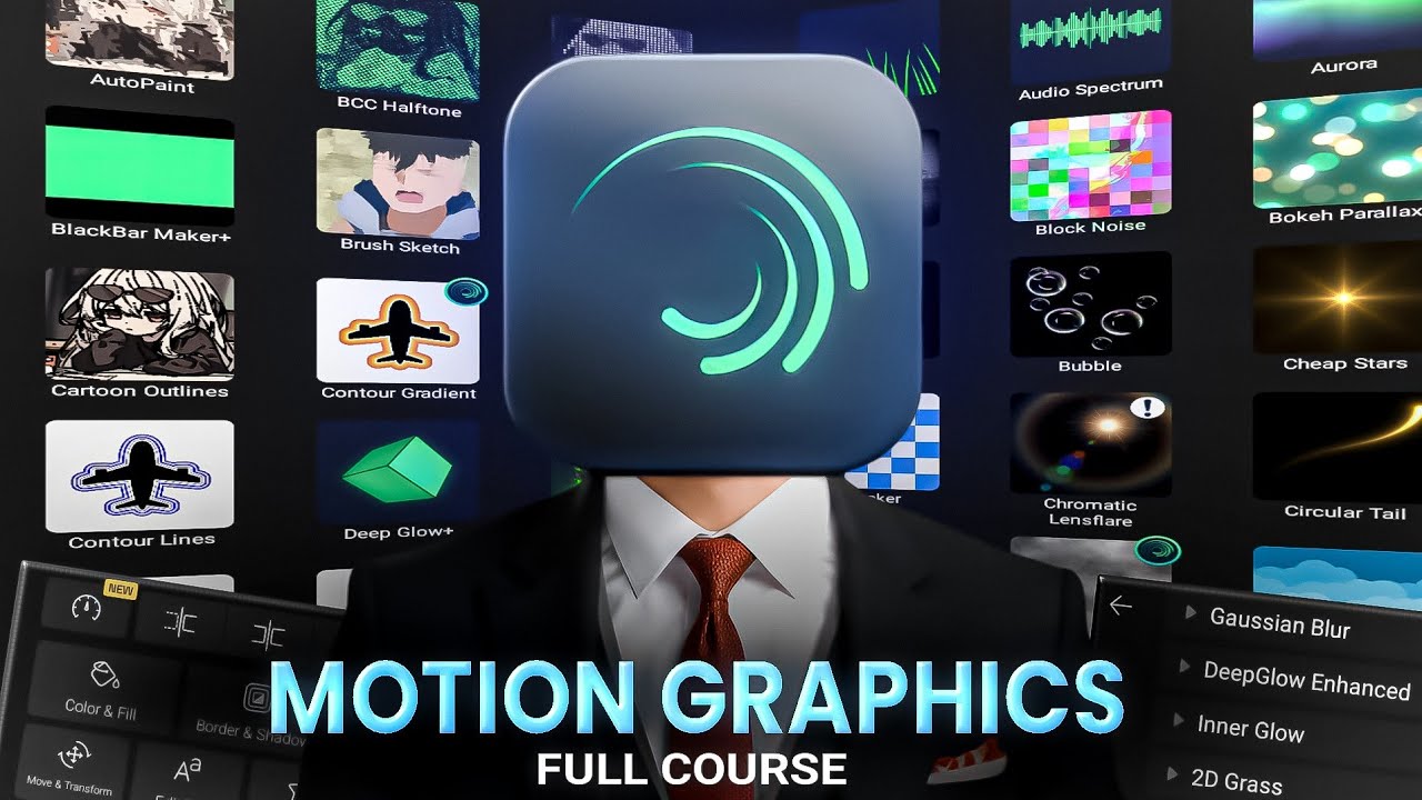 Motion Graphics Editing in Mobile Like PC - YouTube