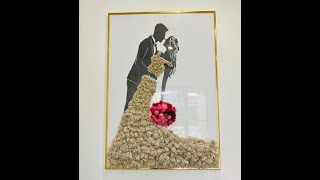 Wedding Frame Reindeer Moss