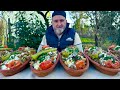 Trt kebab a traditional turkish village recipe outdoor cooking asmr