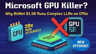 Microsoft GPU Killer Why BitNet B1.58 Runs Complex LLMs on CPUs 20x More Efficiently