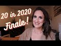 20 in 2020 Project Pan Finale