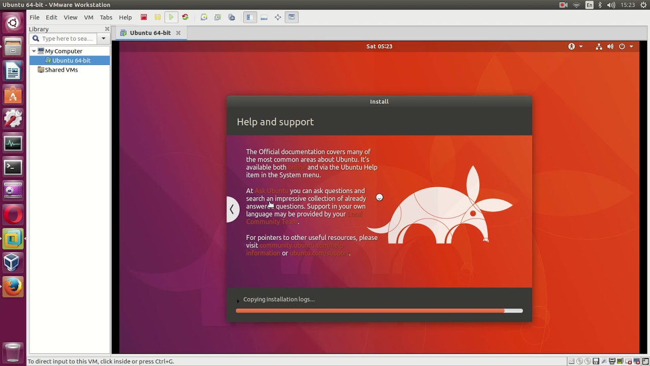 Shared bit. Ubuntu 17.10 (Artful Aardvark). Bit sat.