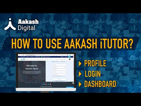 Steps to use Aakash iTutor: Profile, Login & Dashboard | Aakash Digital