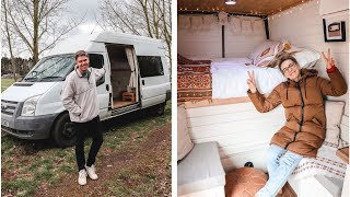Amazing Stealth Ford Transit Campervan Conversion Tour