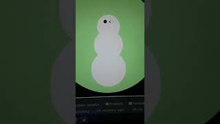 SnowMan ☃️⛄ using Python #viral #viralshorts #pythongraphics