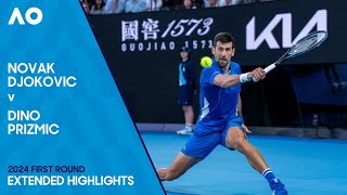 Thumbnail for Novak Djokovic v Dino Prizmic Extended Highlights | Australian Open 2024 First Round