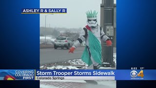 Stormtrooper Shows Off Dance Moves In Colorado Springs, Sells Tax Services