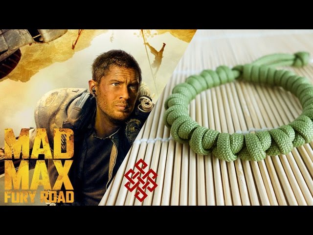 How to make Paracord Bracelet Mad Max Style Prayer Bead Dual Colour -  YouTube