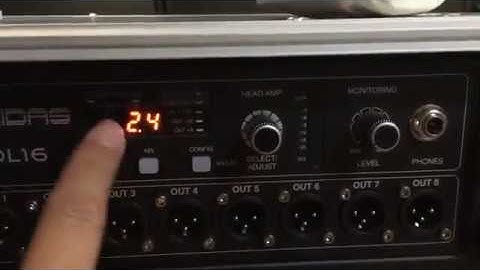 Midas DL16 firmware update