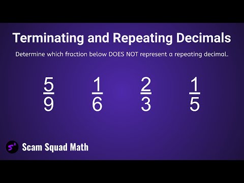 How to Convert Fractions to Decimals | Terminating and Repeating