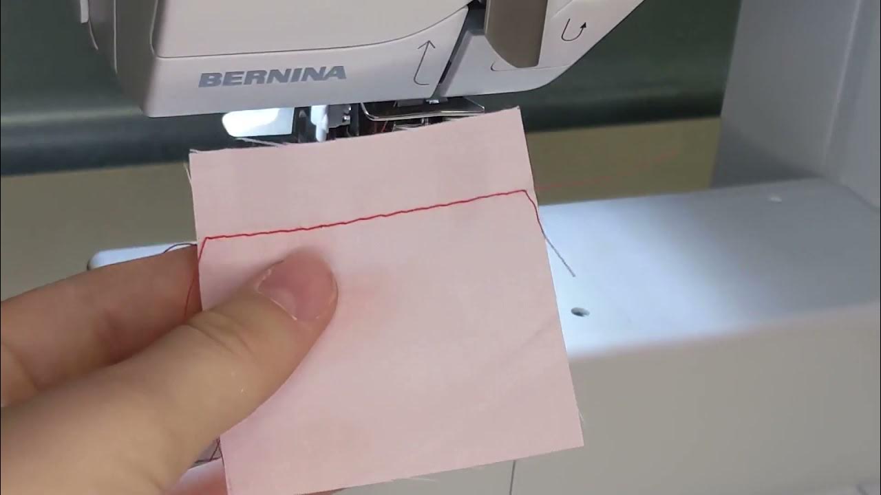 Basting at 5/8" Seam Allowance Sample Video YouTube