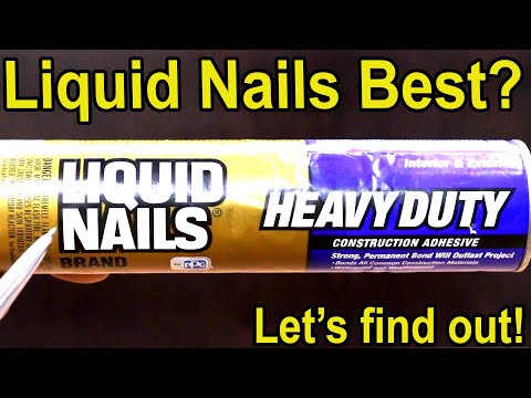 Βίντεο: Είναι τα Liquid Nails καλά για ξύλο;