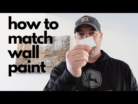 How To Match Wall Paint For Touch Ups