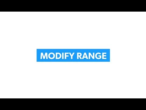 RGS Rebar - Detailing - Modify Range