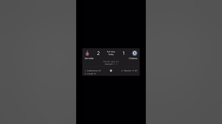 CHELSEA VS SERVETTE - EUROPA CONFERENCE LEAGUE- LEG 2/2 #chelseafc #football #shorts