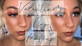 Valentine’s Day Makeup TUTORIAL! | Abbie Cameron