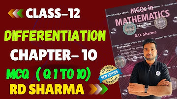 RD Sharma Class 12 MCQ Chapter 10 Differentiation Class 12 RD SHARMA