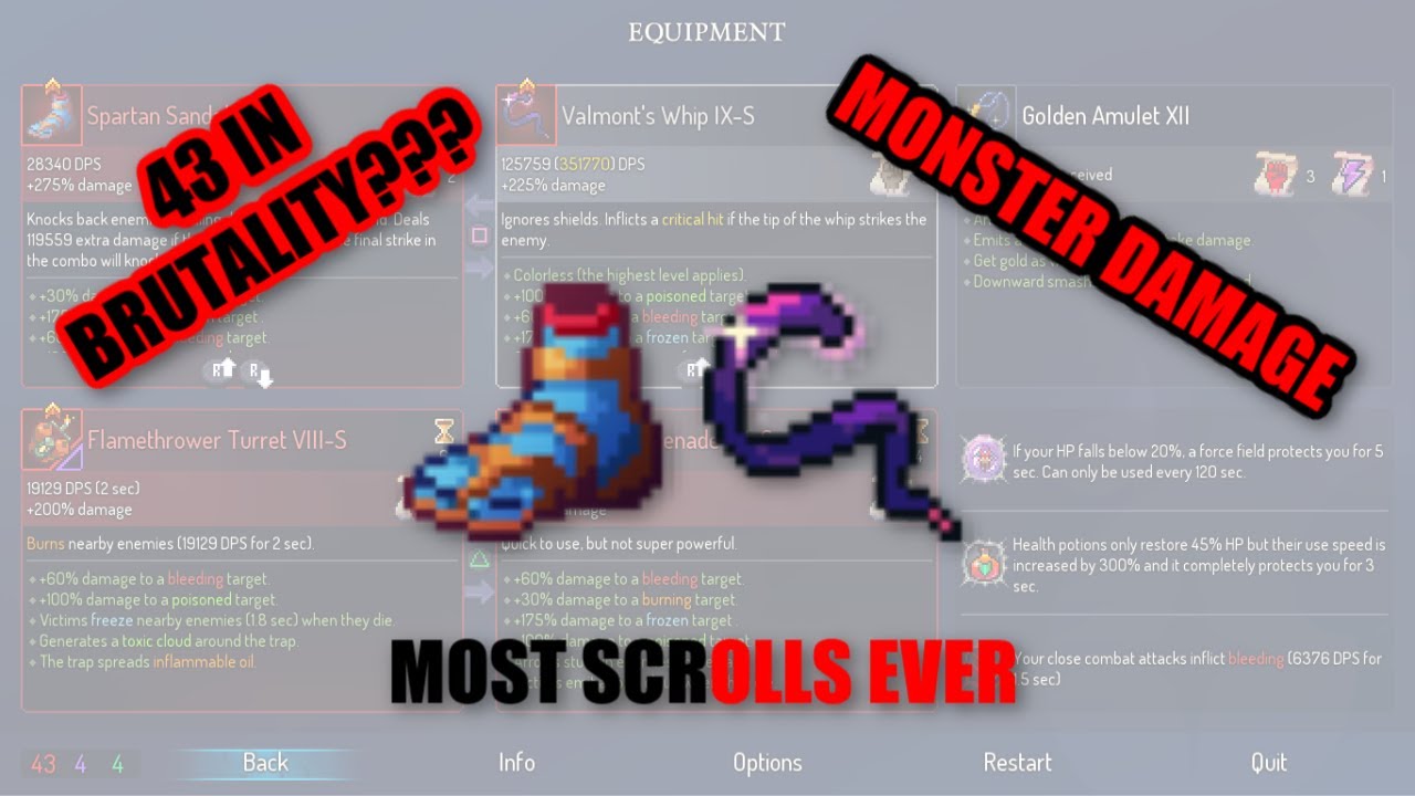 literally the most INSANE dead cells run i have EVER had