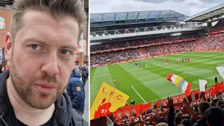 LIVERPOOL FANS BOO THE NATIONAL ANTHEM v BRENTFORD