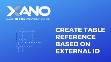 Create Table References Based on External IDs