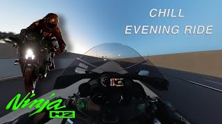 Chill Evening Ride on My Kawasaki Ninja H2 | Raw Audio