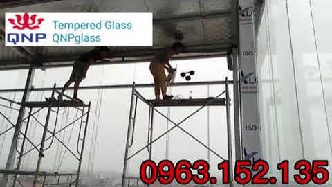 Hoàn thiện lắp đặt vách kính cường lực không khung