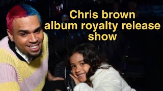chris brown album royalty release show 2015