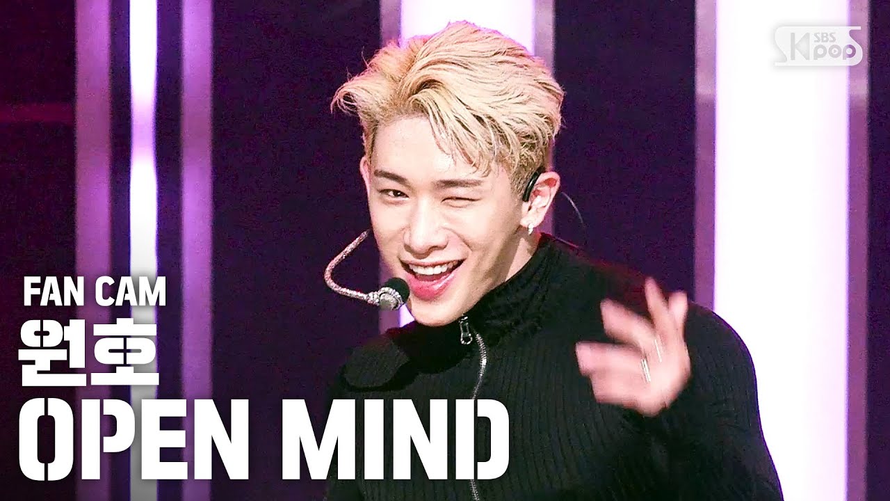 [안방1열 직캠4K] 원호 'OPEN MIND' (WONHO FanCam)│@SBS Inkigayo_2020.09.13.