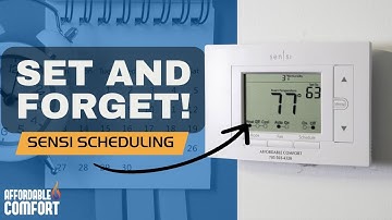 How to Set a Schedule on Your Sensi Thermostat Using (App and Manually) | Sensi Tutorial Guide