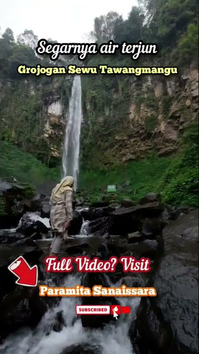 Segar nya air terjun grojogan sewu #shorts