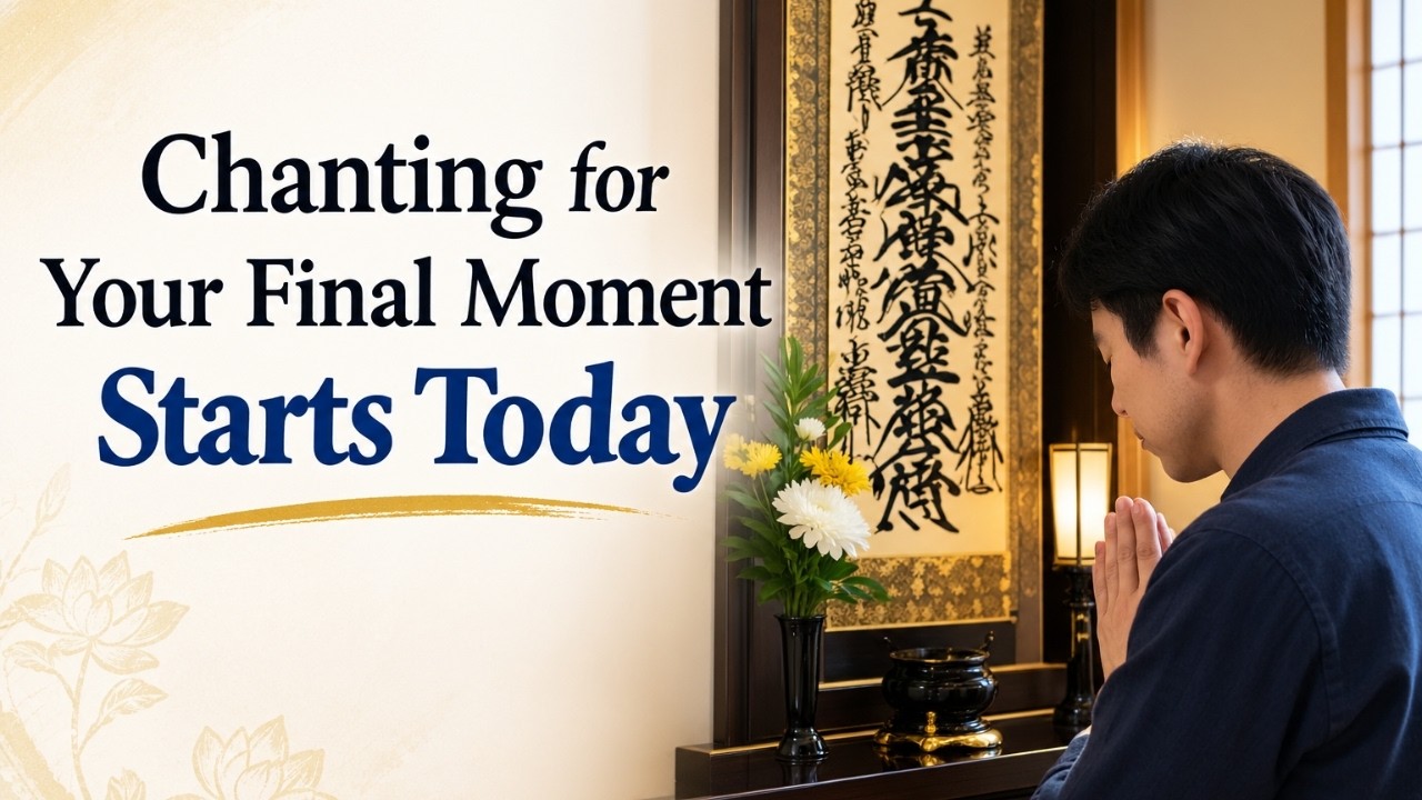 Chanting for Your Final Moment Starts Today | Nichiren Buddhism