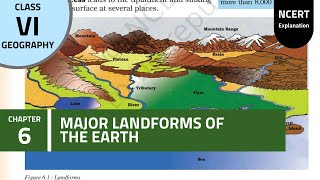 NCERT Class 6 Geography Chapter 6: Major Landforms of the Earth