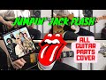 The rolling stones  jumpin jack flash original version all guitar parts cover