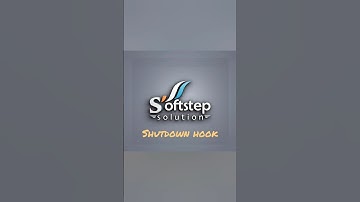🚀🚀Shutdown Hook 🚀🚀 #Java #ShutdownHook #Thread #TechTips #TechTutorials #Softstep #SoftstepSolution