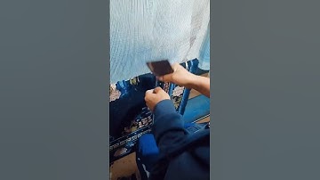 The process of making carpets by hand - Goodtools and machinery make work easy