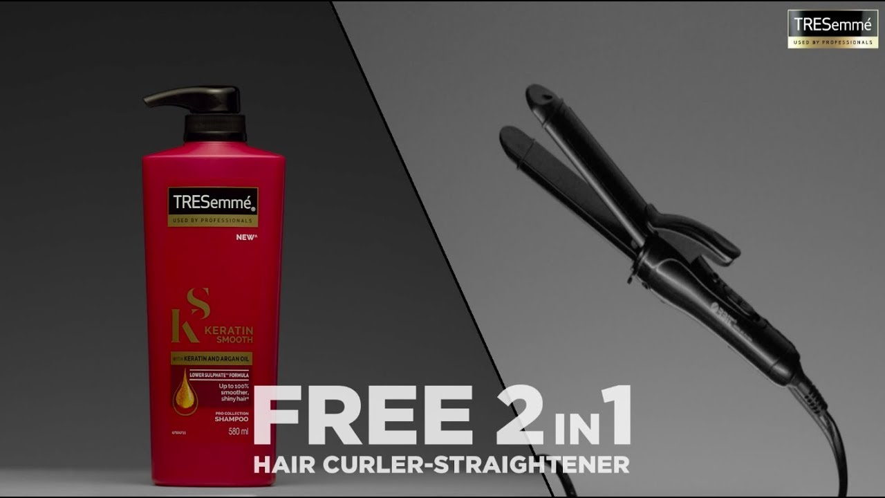 Get A 2in1 Hair Curler-Straightener Free with TRESemmé ...