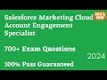 Salesforce Marketing Cloud Account Engagement Specialist Practice Tests 2026