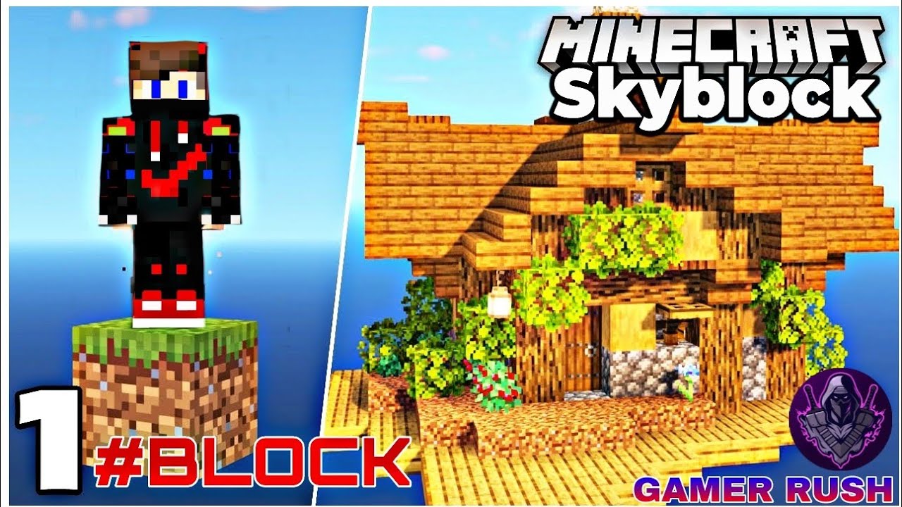STARTING A NEW MINECRAFT ONE BLOCK SURVIVAL #1 - YouTube