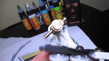 New Custom Hand Made Tattoo Machine Eikon ,shader,color packer