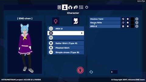 KITSUNETSUKI project: setting weapons, dummy AI - #Panda3D #GameDev