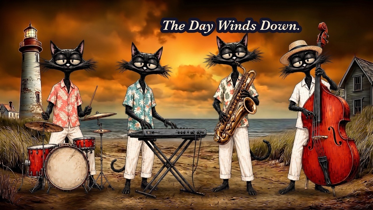 Cozy 1940s Relaxing Vintage Noir Jazz for a Golden Summer Evening