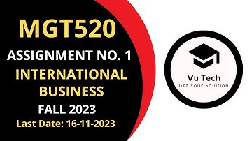 MGT520 ASSIGNMENT 1 SOLUTION FALL 2023 | MGT520 ASSIGNMENT 1 SOLUTION 2023| MGT520 ASSIGNMENT 1 2023