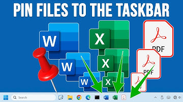 How to Pin Documents & Other Types of Personal Files (and Folders) to the Taskbar in Windows 11