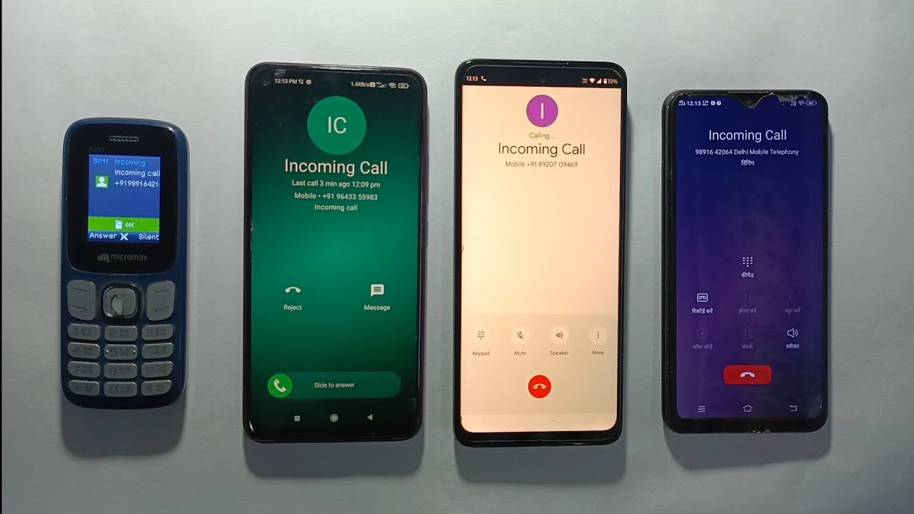 Vivo vs Xiaomi Redmi vs Motorola vs Micromax keypad calls