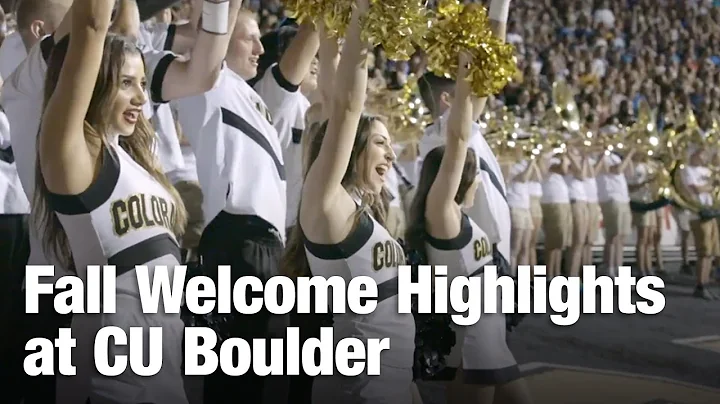 Fall Welcome Highlights at CU Boulder | CU Boulder
