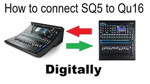 Connecting my SQ5 digitally to the Qu16 house desk #tourensohn
