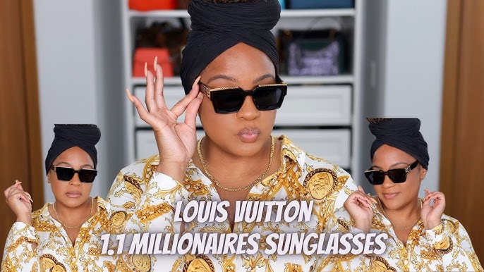 Louis Vuitton Millionaire 1.1 sunglass size comparison : E vs W