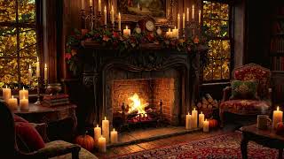 Fall Ambience with Fireplace | Peaceful Piano and Cello for Reading & Relaxing screenshot 5